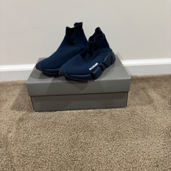 Women’s Balenciaga Speed 2.0 sock-knit fabric high top sneakers - Picture 4 of 6